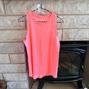 DSG Bright Coral Racerback Tank Top Medium